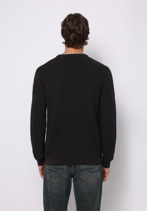 COLIN'S Pulover Negru Regular Barbati [4]