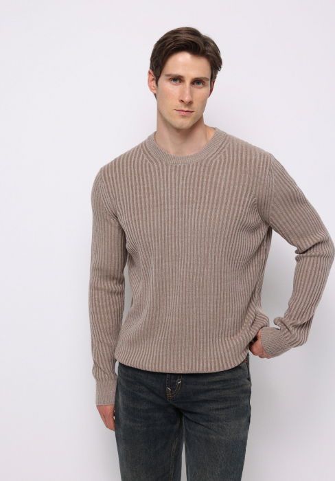 COLIN'S Pulover Bej Regular Barbati [2]