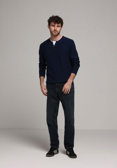 COLIN'S Мужской Свитер Синий  [4]