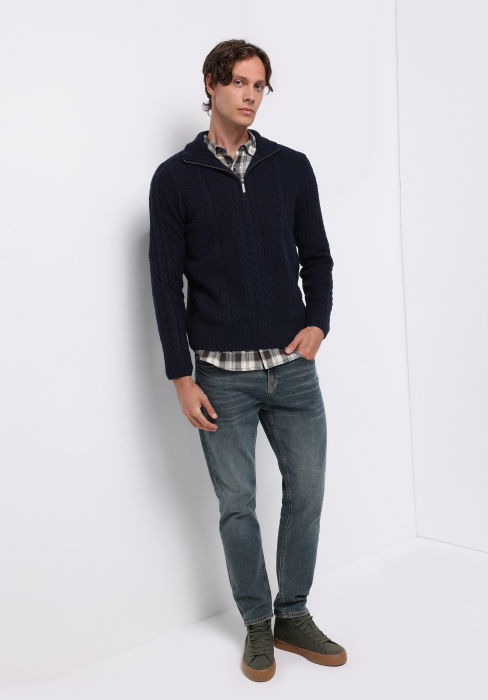 COLIN'S Свитер Blue Regular [1]