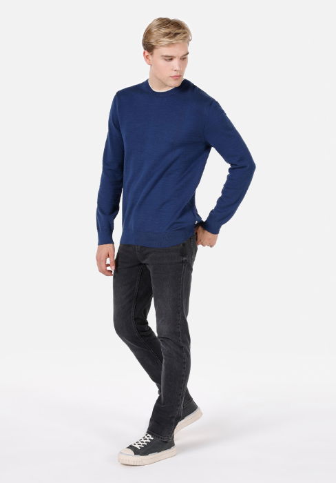 COLIN'S Pulover Navy Regular Barbati [3]