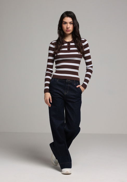 COLIN'S Pulover Cafeniu  Femei [3]