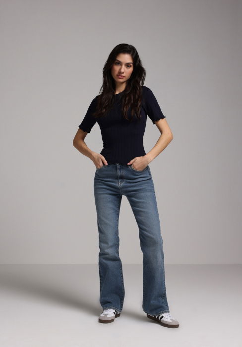 COLIN'S Свитер С Коротким Рукавом Blue Slim [1]