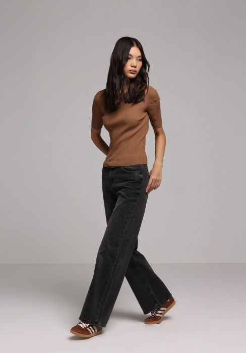 COLIN'S Pulover Cu Maneca Scurta Camel  Femei [3]