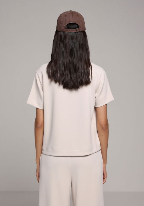 COLIN'S Женский Свитер С Коротким Рукавом Кремовый  [2]