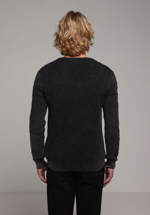 COLIN'S Pulover Gri Inchis Regular Barbati [4]