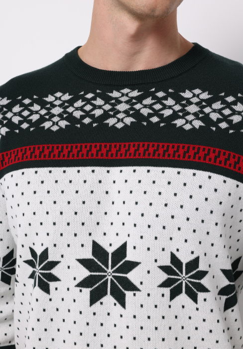 COLIN'S Pulover Alb Regular Barbati [3]