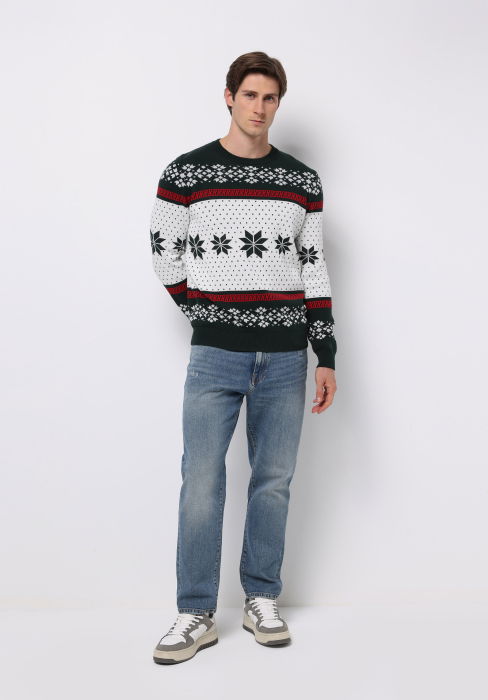 COLIN'S Pulover Alb Regular Barbati [1]