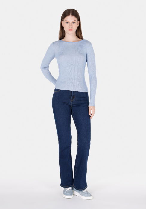 COLIN'S Pulover Albastru Slim Femei [3]