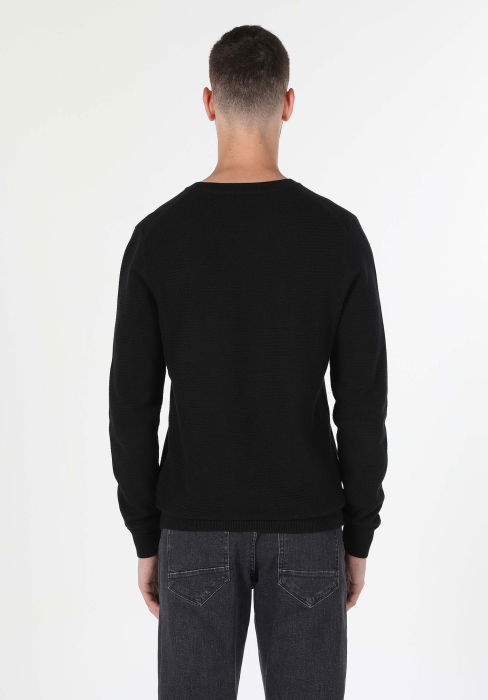 COLIN'S Pulover Negru Regular Barbati [2]