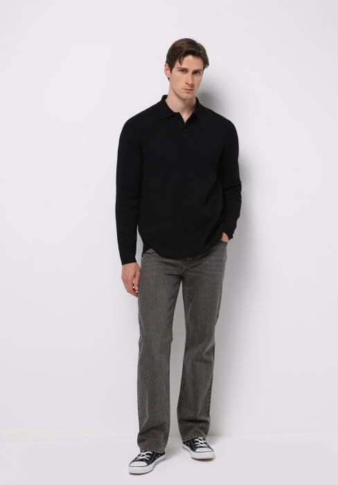 COLIN'S Pulover Negru Regular Barbati [1]