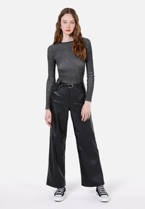 COLIN'S Pulover Negru Slim Femei [3]