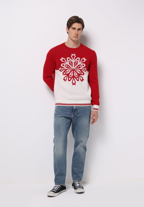 COLIN'S Мужской Свитер Красный Regular [1]