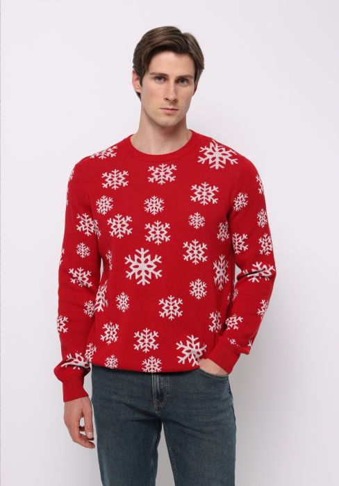 COLIN'S Мужской Свитер Красный Regular [2]