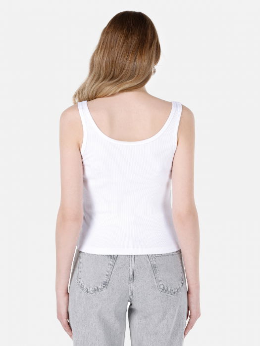 COLIN'S Top Alb Slim Femei [2]