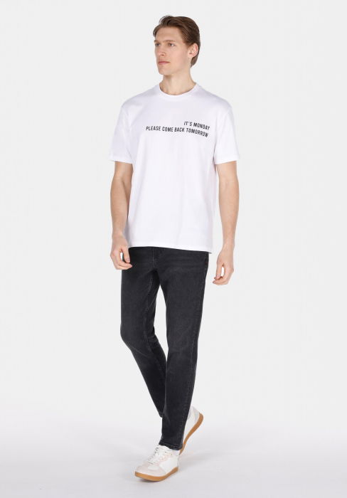 COLIN'S Tricou Alb Comfort Barbati [3]