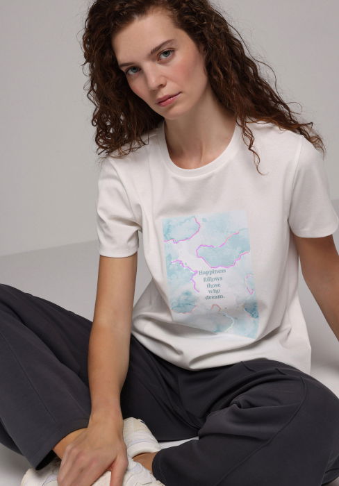 COLIN'S Tricou Alb  Femei [3]