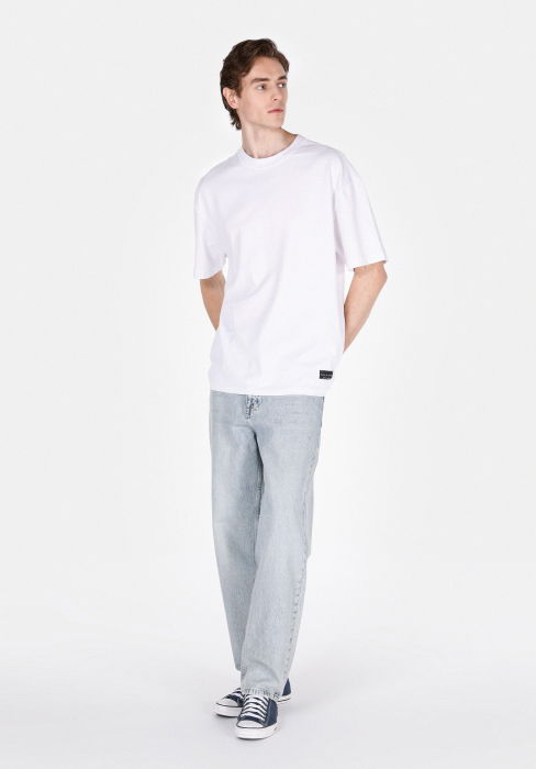 COLIN'S Tricou Alb Oversize Barbati [3]