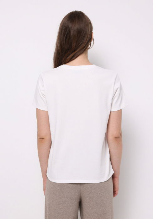 COLIN'S Tricou Alb Regular Femei [2]