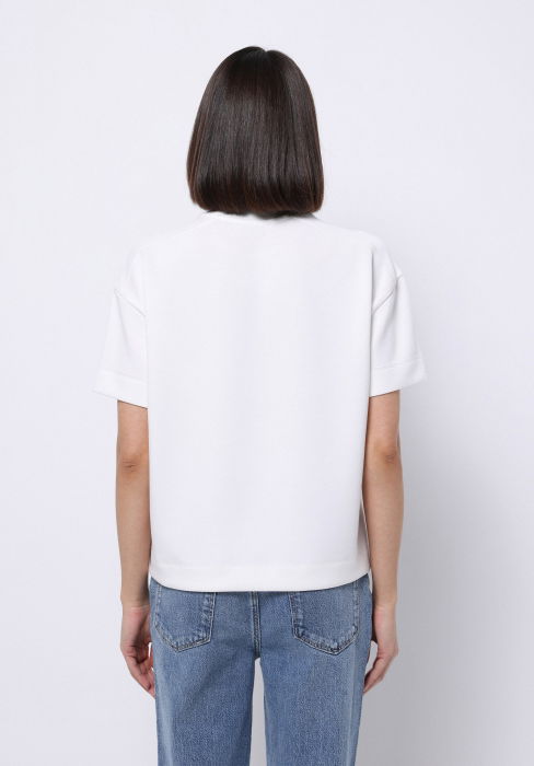 COLIN'S Tricou Alb Regular Femei [3]