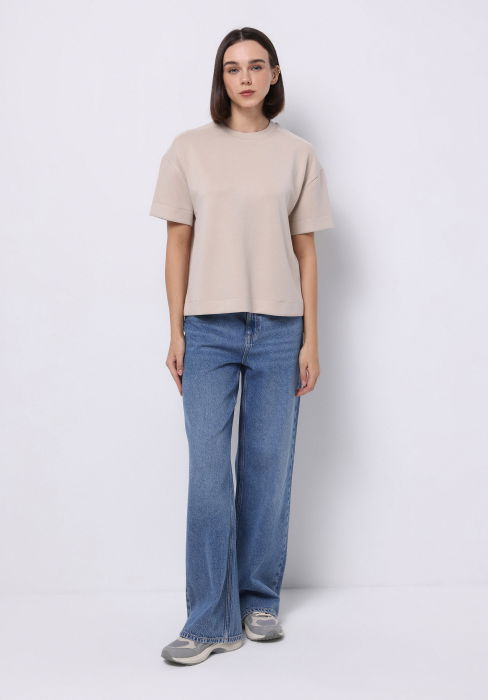 COLIN'S Tricou Bej Regular Femei [3]