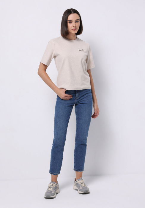 COLIN'S Tricou Bej Regular Femei [3]