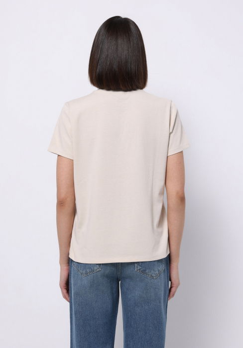 COLIN'S Tricou Crem Regular Femei [2]