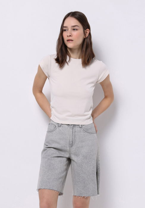 COLIN'S Женская Футболка Кремовая Slim - 69 Lei [3]