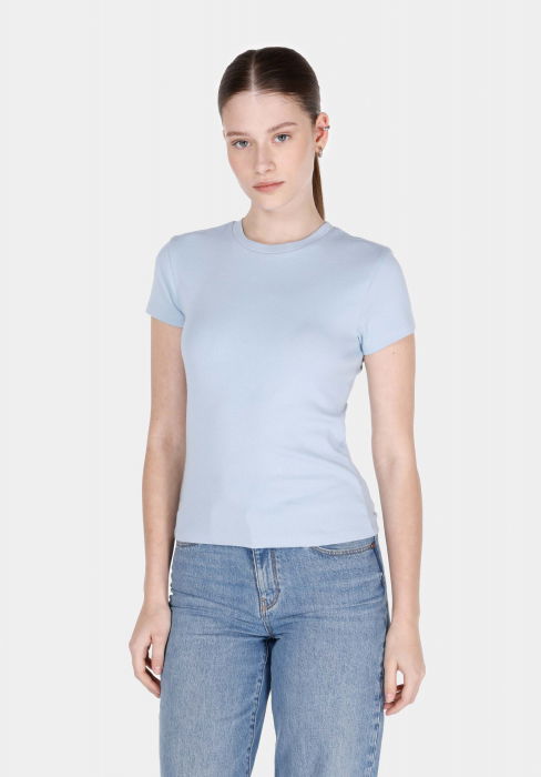 COLIN'S Tricou Albastru Deschis Slim Femei [1]
