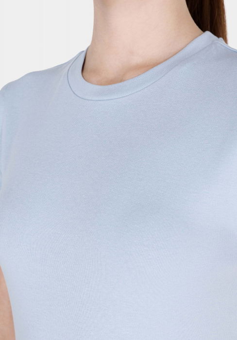 COLIN'S Tricou Albastru Deschis Slim Femei [4]