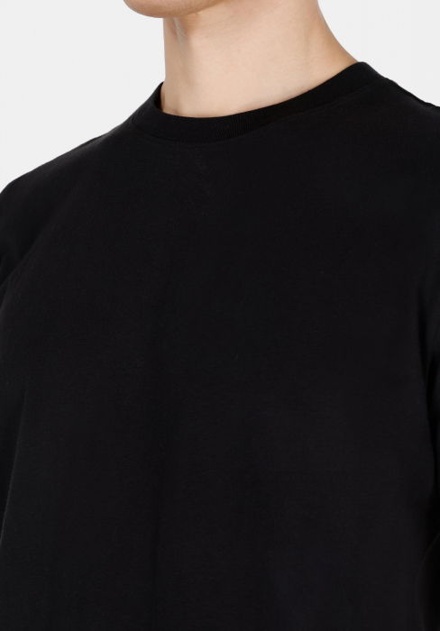 COLIN'S Tricou Negru Regular Barbati [4]