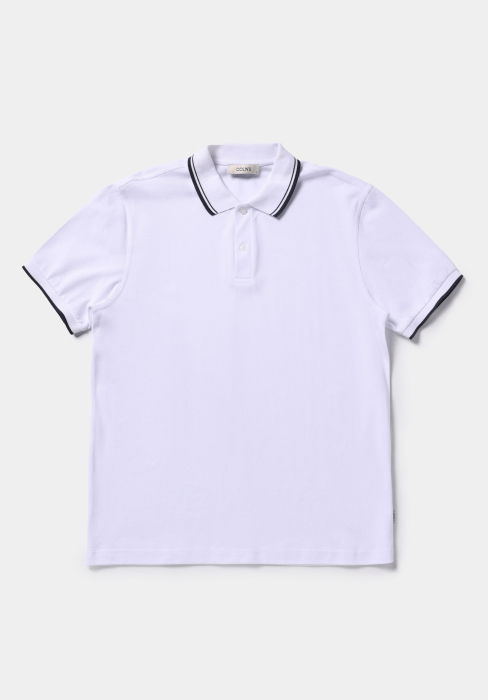 COLIN'S Мужская Футболка-Поло Белая  [5]