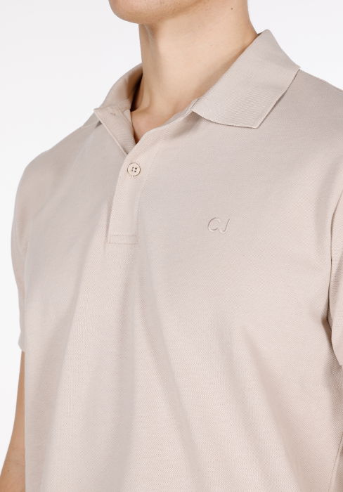 COLIN'S Мужская Футболка-Поло Беживая Regular [4]