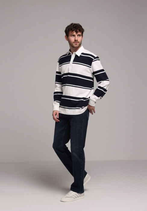 COLIN'S Поло С Длинным Рукавом Blue Comfort [1]