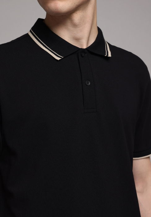 COLIN'S Tricou Polo Negru  Barbati [2]