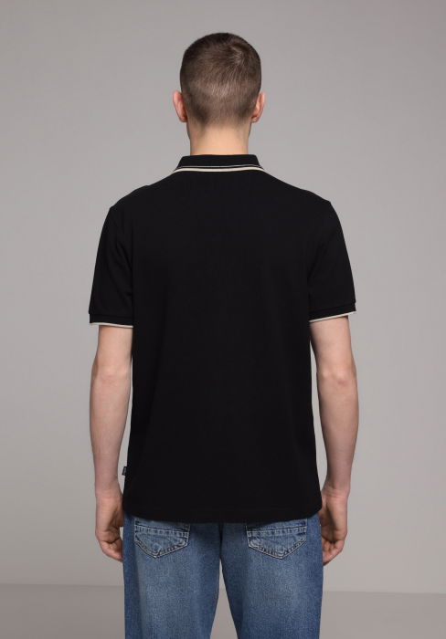 COLIN'S Tricou Polo Negru  Barbati [4]