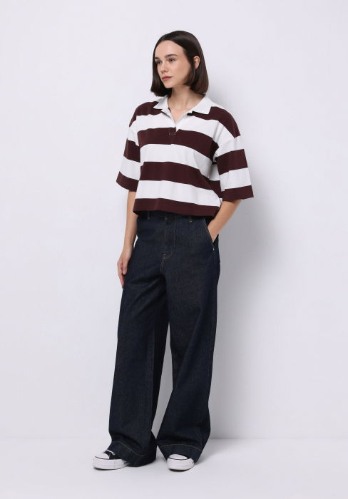 COLIN'S Tricou Polo Plum Regular Femei [2]