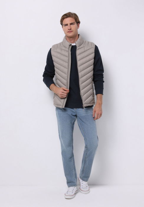 COLIN'S Жилет Bej Slim [3]