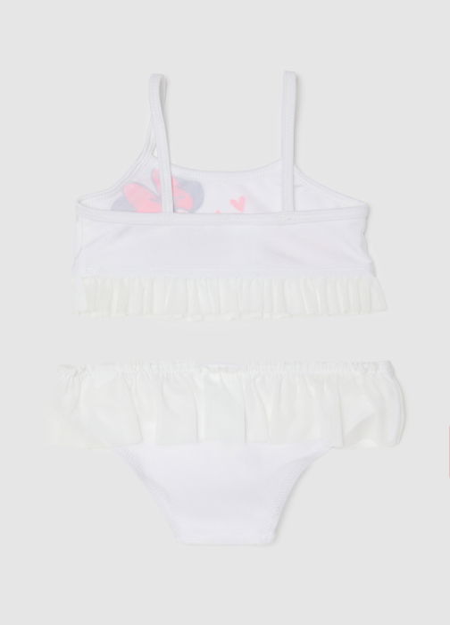 Costum De Baie Alb Fete 9-36 Luni [2]