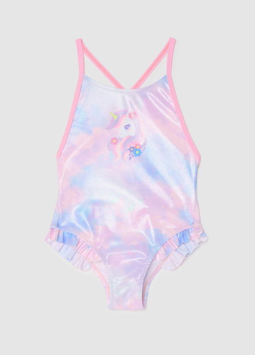 Costum De Baie Multicolor Fete 3-10 Ani [1]