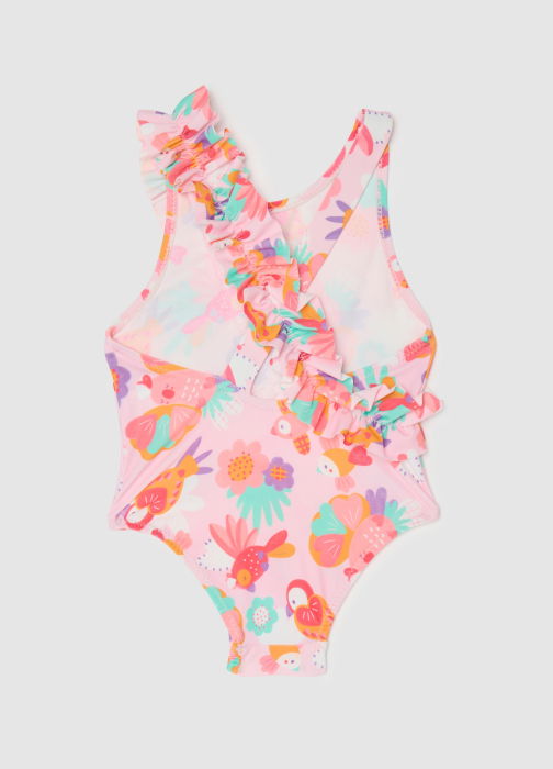 Costum De Baie Roz Fete 9-36 Luni [2]