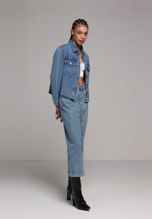 Женская Юбка Синяя [2]