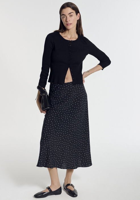 Женская Юбка Синяя Regular [3]