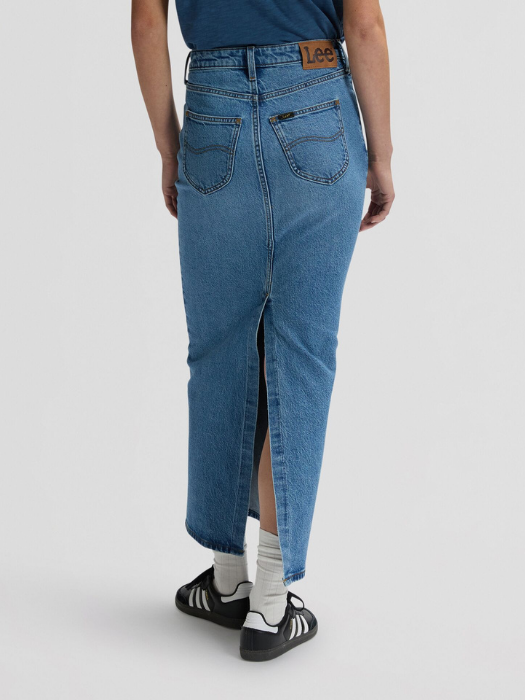 Fusta Albastra Regular Femei [4]