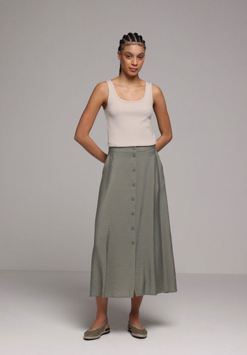 Fusta Haki Femei [2]