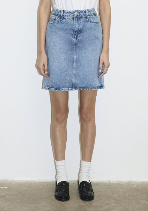 Fusta Light Blue Regular Femei [3]