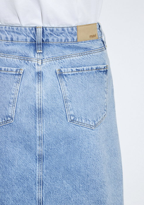 Fusta Light Blue Regular Femei [7]