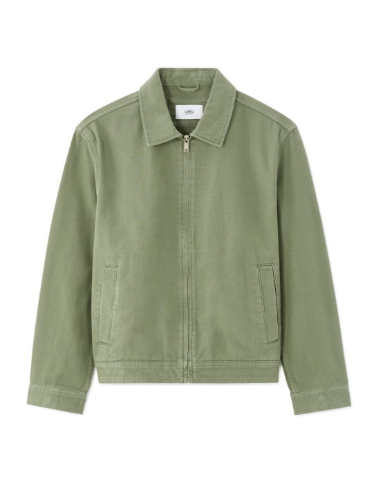 Мужская Куртка Оливково-Зеленая  [5]