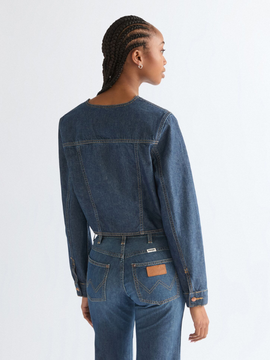 Женская Куртка Темно-Синяя Slim [5]