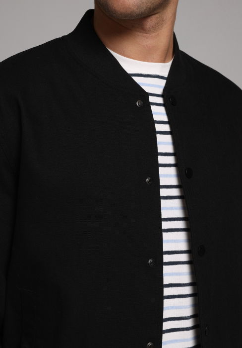 Мужская Куртка Чёрная Regular [4]